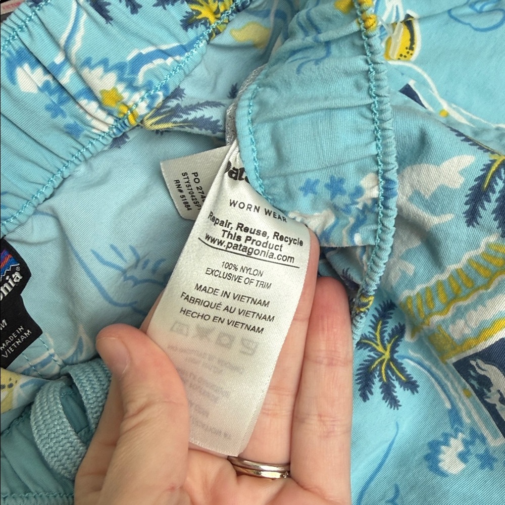 Patagonia Lemon Taco Stand Barley Baggie Shorts - Picture 7 of 7